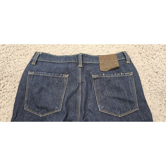 All Saints Womens Flared Jeans Lauren High Waisted Dark Denim Blue Y2K 28 x 31 - Picture 9 of 16